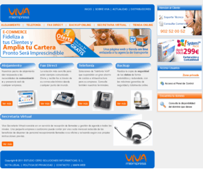 vivamiempresa.com: VIVA Mi Empresa - Inicio
Soluciones de comunicaciÃ³n globales para empresas: TelefonÃ­a, FaxDirect, Software de GestiÃ³n, Alojamiento Web.