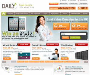 weekly.co.uk: UK Domain names | VPS hosting company | Daily.co.uk
UK Domain name registration and web hosting services including VPS solutions, email, UK online shop. Register today for your cheap domain names with Daily.co.uk!