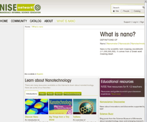 whatisnano.org: What is nano | NISE Network
