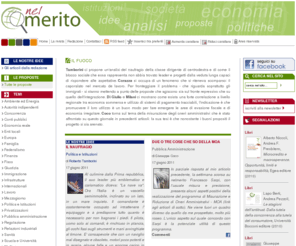 nelmerito.org: nelMerito.com - Home
nelMerito.com - idee, analisi, proposte, istituzioni, società, economia, politiche