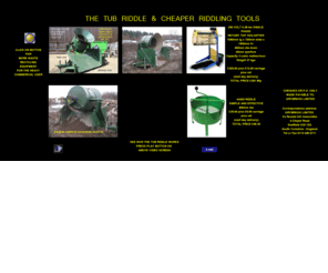 tubriddle.com: RECYCLING EQUIPMENT
TROMMEL SCREENS, ROTARY SCREENS, 