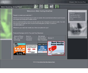 zimplified.com: Welcome to Web Hosting Zimplified
Cheapest Web Hosting Plans