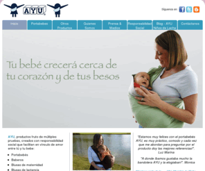 babyayu.com: AYU - Portabebes
AYU, productos fruto de múltiples pruebas, creados con responsabilidad social que facilitan en vínculo de amor entre tú y tu bebe