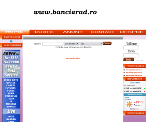 banciarad.ro: Banci Arad - www.BanciArad.ro
 Banci Arad -  Catalogul Banci din Arad