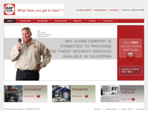 bay-alarm-company.com: Bay Alarm Company | Residential and Commercial Alarm Security and Monitoring
When it comes to protecting your home or business, Bay Alarm provides the best security in the business. Get started with a FREE security review.