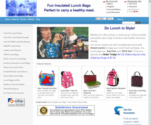 coollunchbags.com: Insulated Lunch Bags, Totes & Boxes Kids & Adults Home Page
Insulated Lunch Bags, Totes & Boxes Kids & Adults