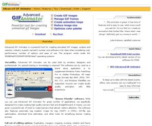 intrepidpro.com: Advanced GIF Animator. Download animated gif editor for free.
Advanced GIF Animator is a powerful tool for creating animated gif images. With this excellent program, you can create pictures, banners, buttons, and even movies.