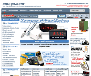 omegapress.net: Sensors, Thermocouple, PLC, Operator Interface, Data Acquisition, RTD
Your source for process measurement and control. Everything from thermocouples to chart recorders and beyond. Temperature, flow and level, data acquisition, recorders and more.