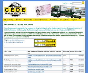 cede.no: Hjem - CEDE
Trafikkskole for buss og lastebil.