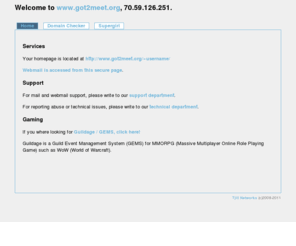 got2meet.org: got2meet.org
World of Warcraft Guild Event Management System