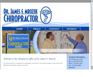 jfmrozek.com: James F. Mrozek, Chiropractor
James F. Mrozek, Chiropractor