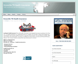 knoxvilletnhealthinsurance.com: Knoxville TN Health Insurance
Knoxville TN Health Insurance - best service in health insurance and long term care insurance in Knoxville, Tennessee.