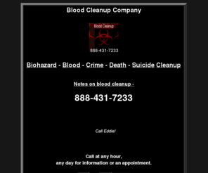 blood-cleanup-company.com: Blood Cleanup Company
Blood Cleanup Company.