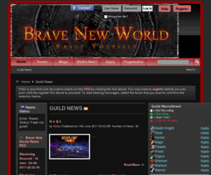 bnwguild.com: Brave New World - Brave New World
Brave New World