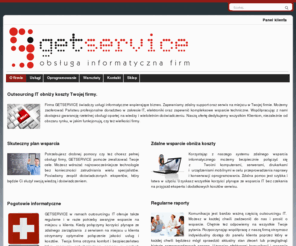 getservice.pl: GETSERVICE Obsługa informatyczna firm
GETSERVICE sp. j. - Obsługa Informatyczna Firm
