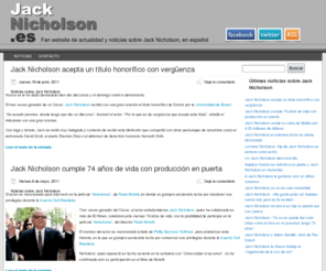 jacknicholson.es: Jack Nicholson
Actualidad y noticias sobre Jack Nicholson