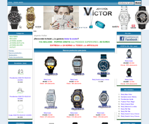 joyeriavictor.com: joyeriavictor.com, Joyeria en Internet, Relojes Joyeria Plata Oro Diamantes Decoracion en Plata
joyeriavictor.com :  - . RELOJES . JOYERÍA EN PLATA . JOYERÍA EN ORO . JOYERÍA ACERO . OUTLET . BISUTERÍA Tienda Virtual