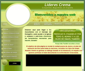 liderescrema.com: Líderes CREMA - Creyentes Magrebíes en España
creyentes magrebíes en españa