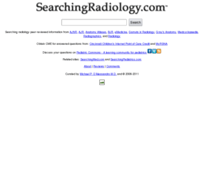 searchingradiology.net: Radiology | Radiology Education | Radiology Journals | Radiology Textbooks - SearchingRadiology.com: Searching radiology peer-reviewed information
Searching radiology peer-reviewed information