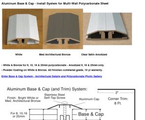 baseandcap.com: Base & Cap, A Polycarbonate Installation System
Base & Cap, a Polycarbonate Installation System.