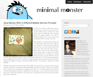 minimalmonster.com: Minimal Monster | minimalism, debt management and chasing dreams
minimalism, debt management and chasing dreams