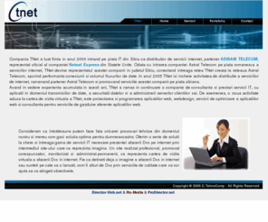 tehnet.ro: TNet - Administrare -  securitate - servere web - SEO TEHNET
TNet - consultanta OS-Linux, administrare, mentenanta si securitate servere Linux si aplicatiile specifice