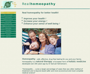 realhomeopathy.com: Real Homeopathy - Effective Homeopathic Treatment
Effective Homeopathic Treatment by Classically Trained Homeopaths