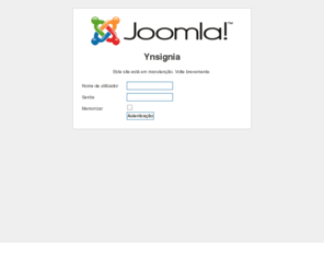 ynsignia.com: Welcome to the Frontpage
Joomla! - Um Motor de Portais Dinâmicos e Sistema de Gestão de Conteúdos