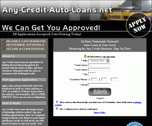any-credit-auto-loans.net: Any-Credit-Auto-Loans.net

