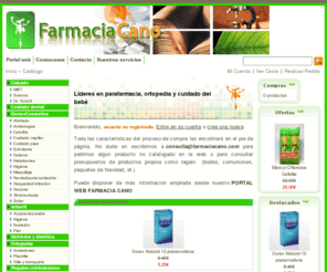 farmaciacano.com: Farmacia Cano : Dr. Scholl, Dermocosmética propia, Skinceuticals, cuidado del bebé, ortopedia, salud infantil
En farmaciacano.com podemos encontrar Dr. Scholl, Dermocosmética propia, Skinceuticals, cuidado del bebé, ortopedia, salud infantil