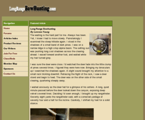 longrangebowhunting.com: Long Range BowHunting
This is a discussion forum powered by vBulletin. To find out about vBulletin, go to http://www.vbulletin.com/ .