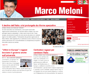 marcomeloni.org: Marco Meloni | Partito democratico - Riforma dello Stato, Pubblica amministrazione, Università e Ricerca | Consiglio regionale della Sardegna
