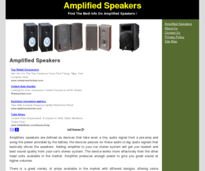 amplified-speakers.com: Amplified Speakers
Amplified Speakers
 