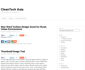 cleantech-asia.net: CleanTech Asia  Clean Tech News with a focus on Asia
Clean Tech News with a focus on Asia