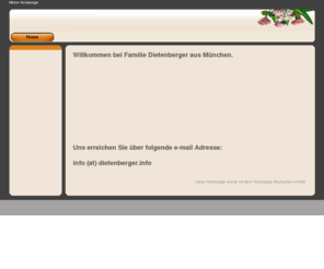 dietenberger.info: Home - Meine Homepage
Meine Homepage