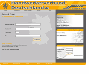 handwerkerverbund-deutschland.de: "Handwerkerverbund-Deutschland.de - das moderne Handwerkerportal für Profis
Handwerkerverbund-Deutschland.de - die richtige Adresse zum Suchen und Aufgeben von Firmenanzeigen