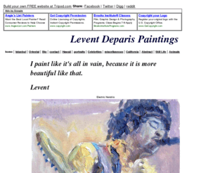 leventdeparis.com: Levent  Deparis Paintings
