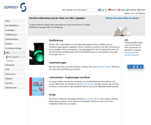 uml-glasklar.com: SOPHIST - Requirements Engineering & Objektorientierung
 