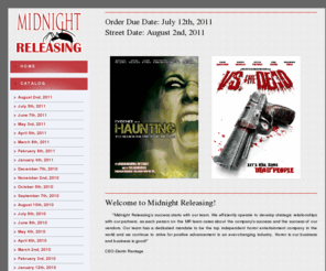 midnightreleasing.com: Midnight Releasing
Welcome to Midnight Releasing where we are dedicated to the success of our vendors and strive for positive advancement in an ever-changing industry.