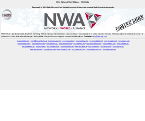 nwa-italy.com: NWA, Benvenuti in ITALIA NWA- nwa italia
nwa, Network World Alliance - NWA Italia