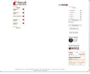 sarueimoveis.com.br: Saruê Imóveis Sua Imobiliária nos Jardins Itaim Vila Mariana
Seu Imóvel Comercial, Apartamento ou Casa, para venda ou Locação, na região dos Jardins, Itaim, Vila Nova Conceição, Paraíso e Vila Mariana.