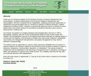 asfog.org: The American Society of Forensic Obstetricians and Gynecologists -- Homepage
The aim of NASPOG is to foster scholarly scientific and clinical study of the biopsychosocial aspects of obstetric and gynecologic medicine.