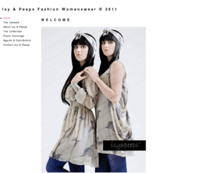 issyandpeeps.com: Isy & Peeps Fashion Womenswear © 2011: Welcome
Isy & Peeps Fashion Womenswear
Isy & Peeps is a fast fashion womenswear brand by womenswear buyer and designer Israel Imarni www.isyandpeeps.com