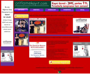 oriflamekayit.com: Oriflame | Oriflamekayit.com - Oriflame, Oriflame Kayıt, Oriflame Üyelik
Oriflame | Oriflamekayit.com - Şimdi kayıt zamanı kayıt ücreti 20 TL yerine 1 TL!