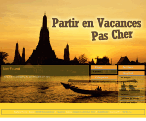 partir-agadir.com: Agence de Voyage : Voyage pas Cher République Dominicaine Grèce Espagne Thailande Séjour Circuit
Agence Voyage pas Cher : Vacances République Dominicaine Voyage Espagne Crète Séjour Croatie... vaste choix de Circuits Séjours Croisières Vols Secs pas chers. Découvrez tous nos séjours, Agence de Voyage spécialiste des Vacances à petits prix