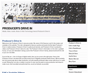 producersdrivein.com: Producer's Drive-In - Media, Video, Audio, Music & Web Technology!
Media, Video, Audio, Music & Web Technology here at Producer's Drive In