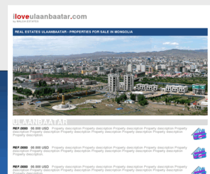 iloveulaanbaatar.com: Real Estate Ulaanbaatar - Properties for sale in Mongolia
Property for sale in Ulaanbaatar Real estate in Mongolia.