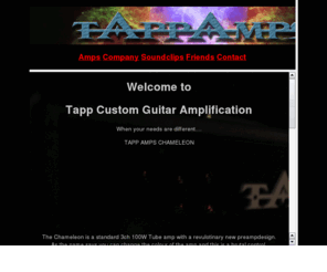 tappamps.com: Tapp Custom Amplification
Custom Guitar Amplification, modification, and PCB-boards for DIY. We are experts in tube amp and guitar repair, modify. We service bogner, mesa, boggie, soldano, marshall, fender, diezel, engl, peavey, laney, folkesson, elmwood, krank, having schematics