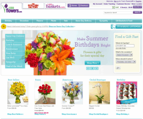 1800flowerclub.com: Flowers, Roses, Gift Baskets, Same Day Florists | 1-800-FLOWERS.COM
Order flowers, roses, gift baskets and more. Get same-day flower delivery for birthdays, anniversaries, and all other occasions. Find fresh flowers at 1800Flowers.com.