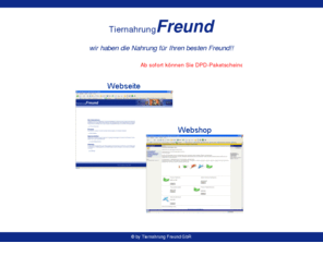 tiernahrung-freund.com: Tiernahrung Freund
Tiernahrung Freund GbR, Fachhandel für Tiernahrung mit Online Shop